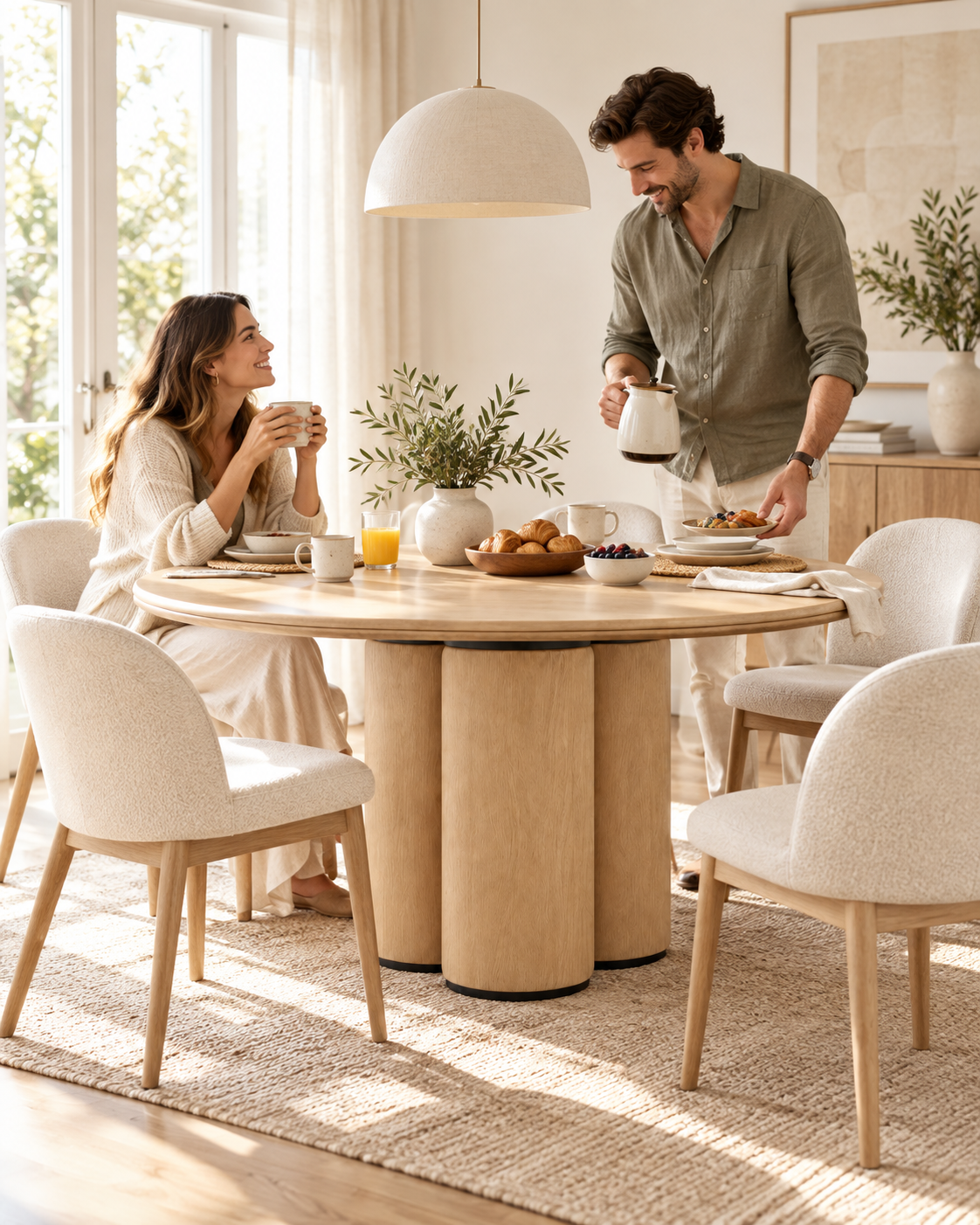 Caramel Dining Table