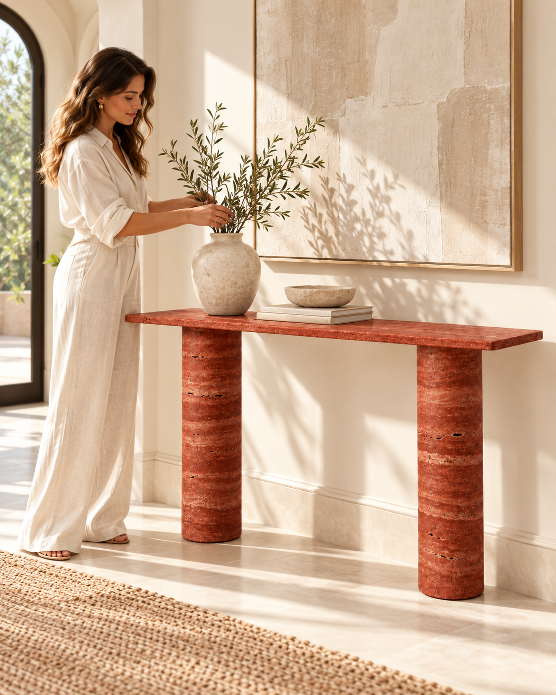 Rosso Console Table