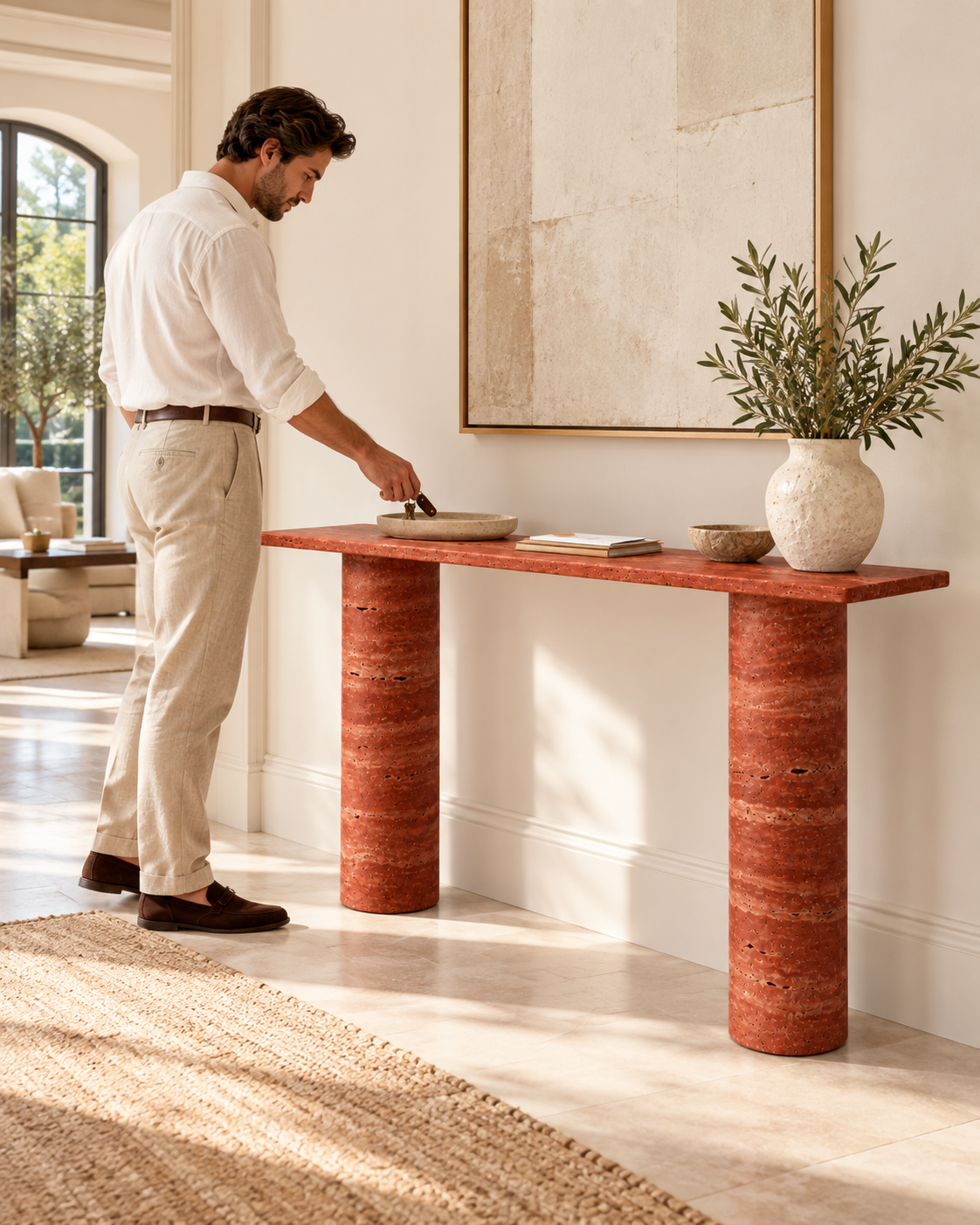 Rosso Console Table