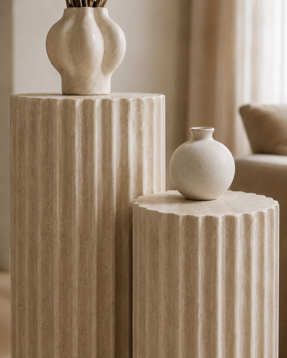 COLONNA travertine plinth by DEKATO LIVING - image 4