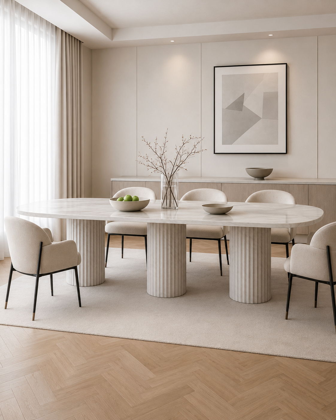 BRIO Calacatta Beige dining table by DEKATO LIVING - image 3