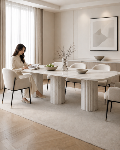 BRIO Calacatta Beige dining table by DEKATO LIVING - image 5