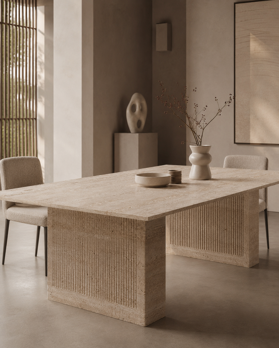 TERRA travertine dining table by DEKATO LIVING - image 10