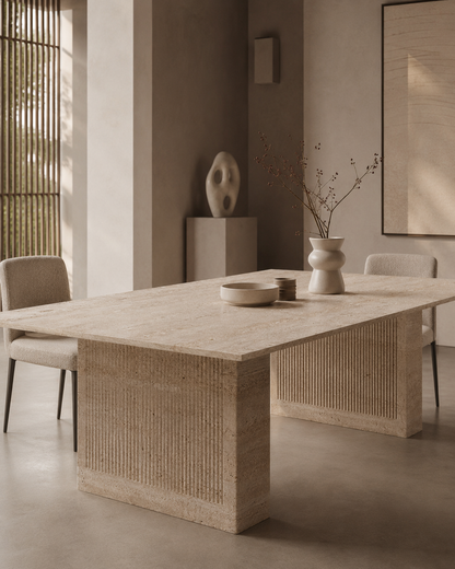 TERRA travertine dining table by DEKATO LIVING - image 10