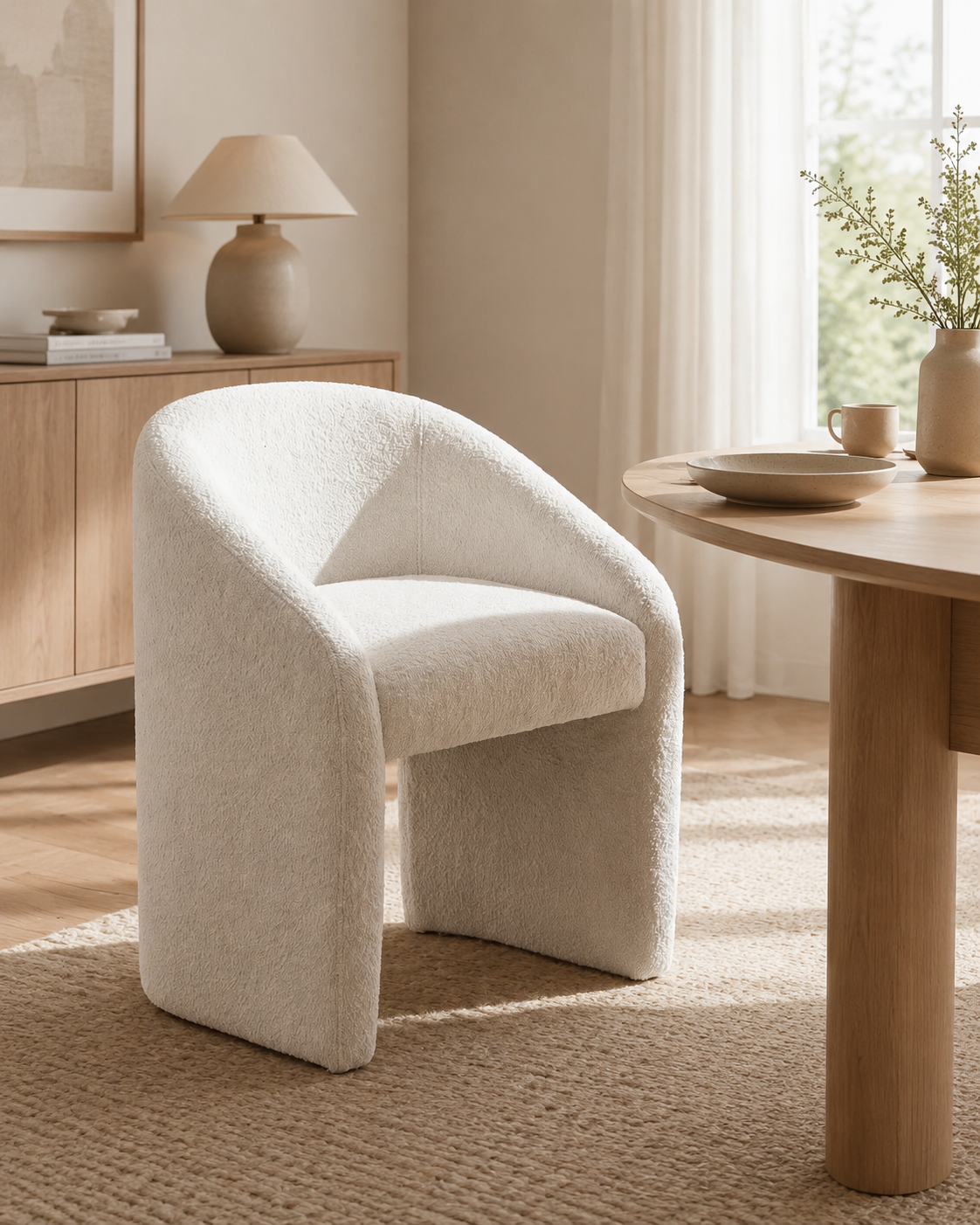 LUMI boucle dining chair by DEKATO LIVING - image 7
