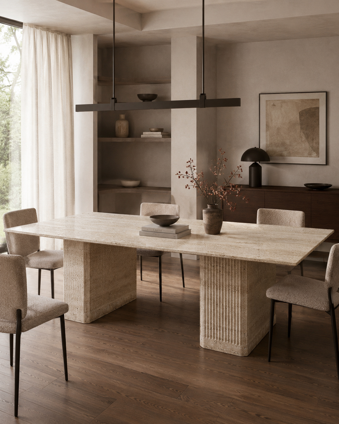 TERRA travertine dining table by DEKATO LIVING - image 8