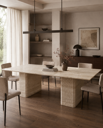 TERRA travertine dining table by DEKATO LIVING - image 8