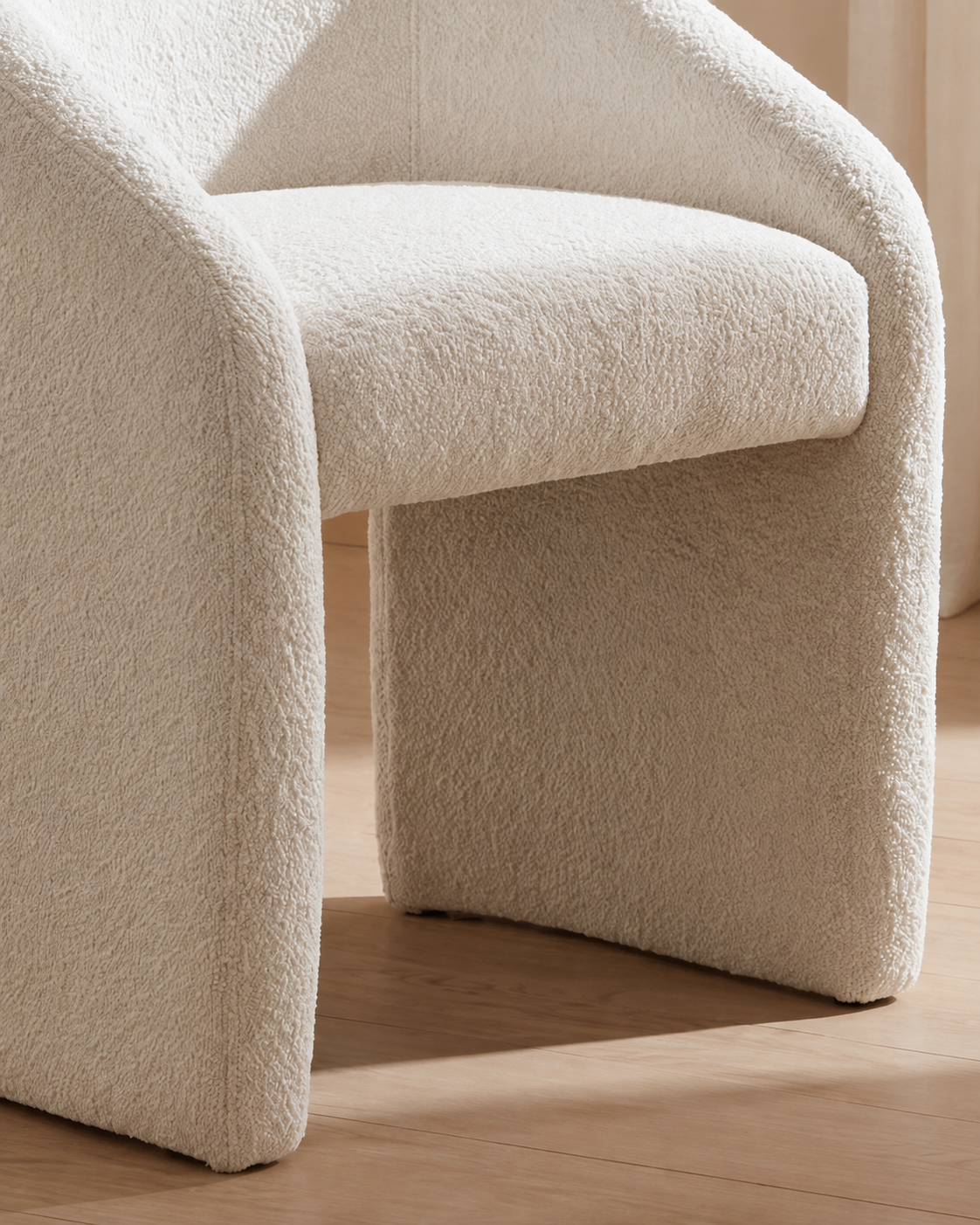 LUMI boucle dining chair by DEKATO LIVING - image 4