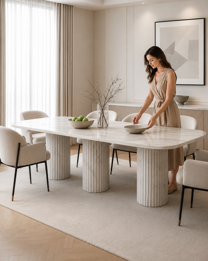BRIO Calacatta Beige dining table by DEKATO LIVING - image 7