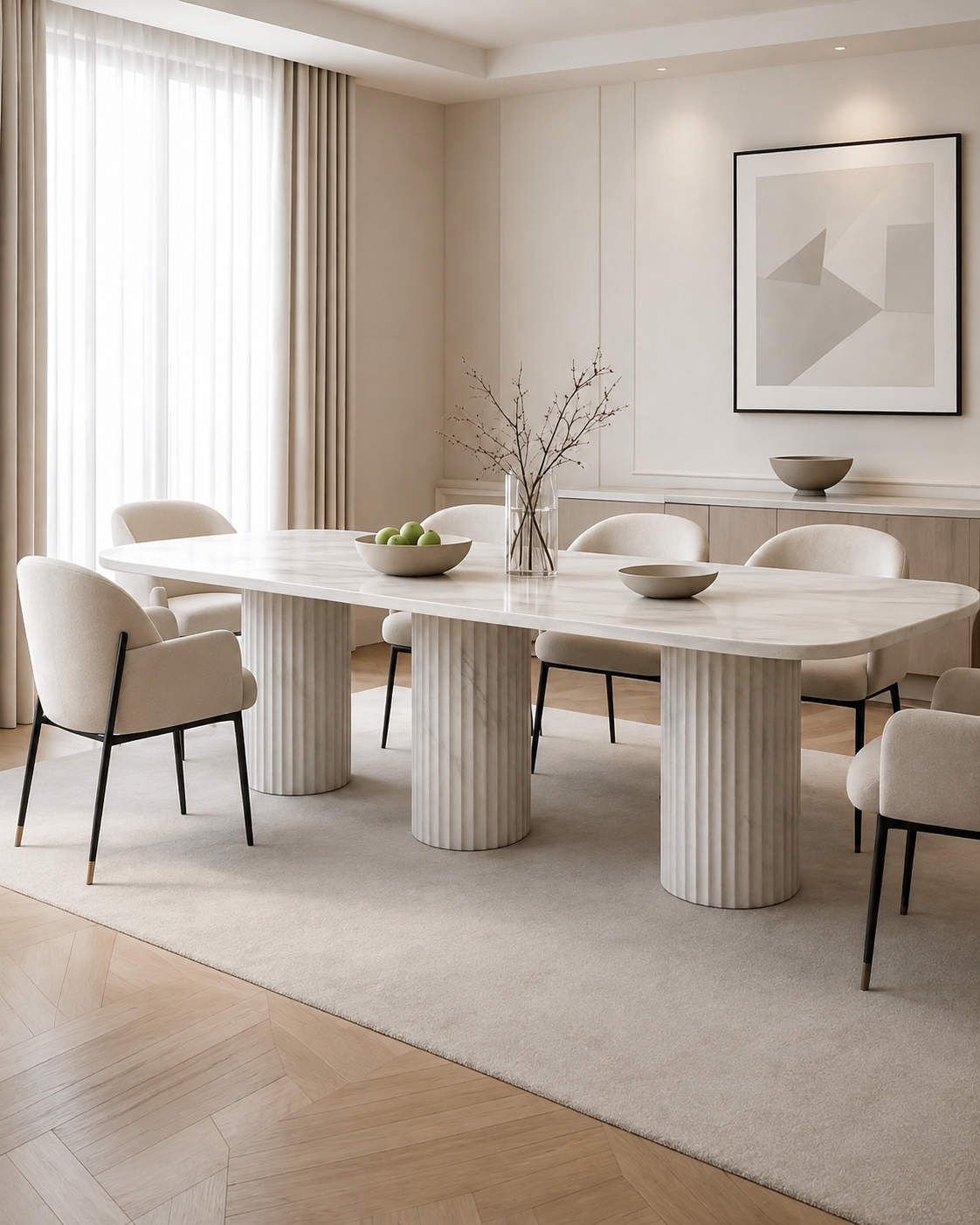 BRIO Calacatta Beige dining table by DEKATO LIVING - image 2