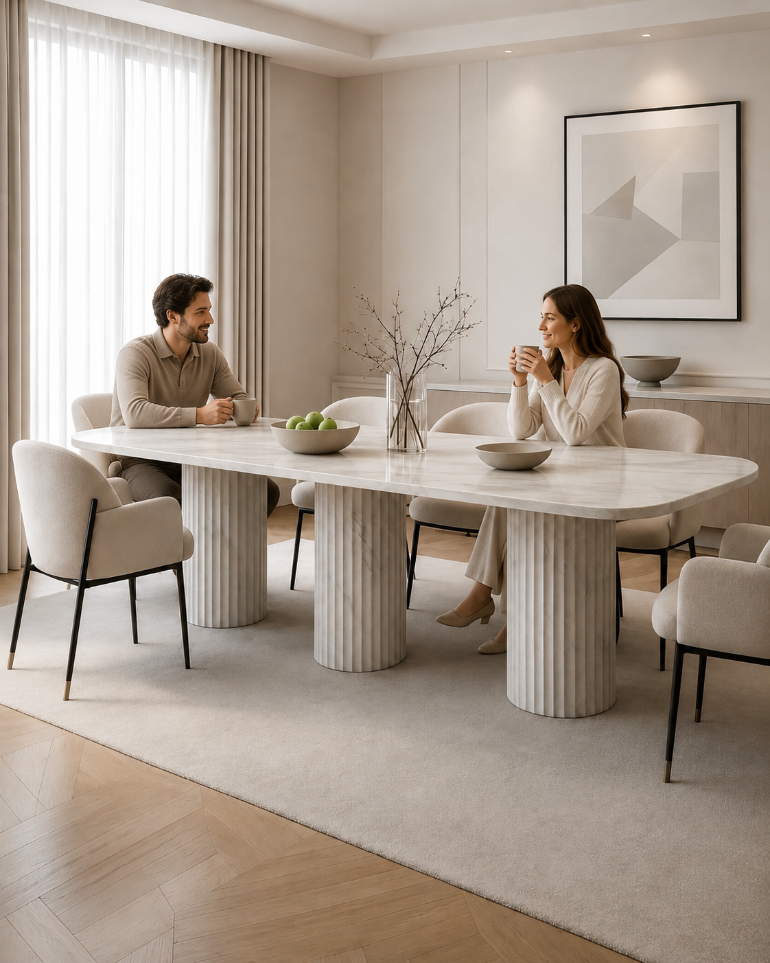 BRIO Calacatta Beige dining table by DEKATO LIVING - image 6