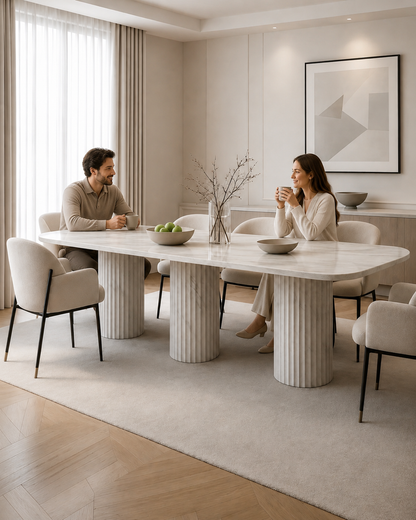 BRIO Calacatta Beige dining table by DEKATO LIVING - image 6