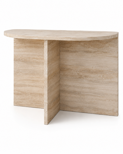OPUS silver travertine console by DEKATO LIVING - image 10