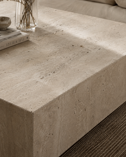 MALIBU travertine coffee table - image 3