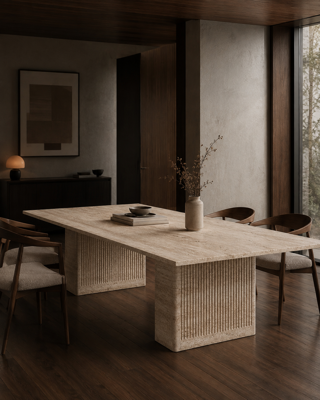 TERRA travertine dining table by DEKATO LIVING - image 4