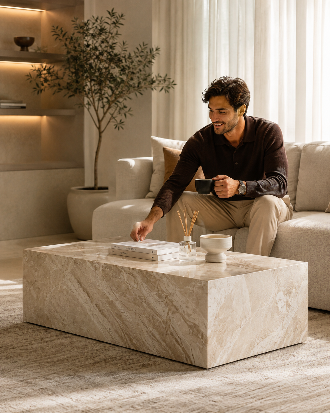 CALA marble coffee table - image 6
