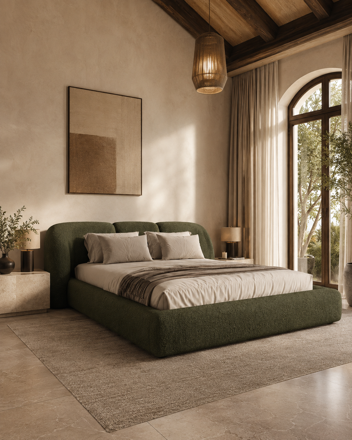 OLIVIA upholstered bed by DEKATO LIVING - image 2