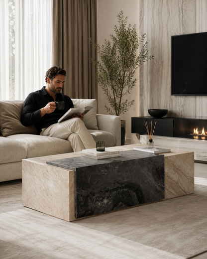 LAGOON marble coffee table - image 2