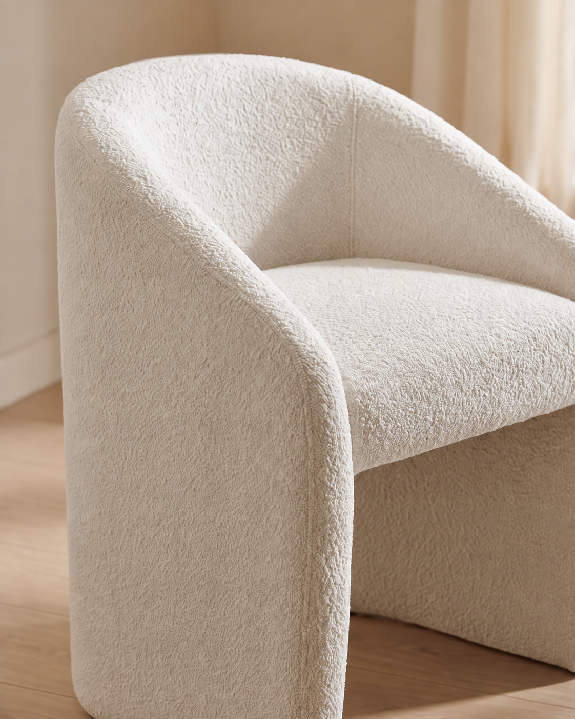 LUMI boucle dining chair by DEKATO LIVING - image 5