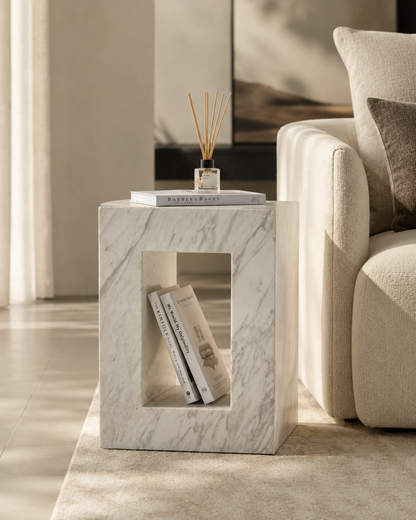 IBIZA natural stone side table - image 4